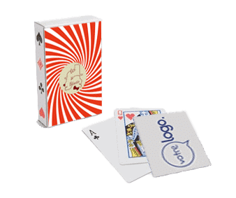 jeux de carte avec logo personnalisable